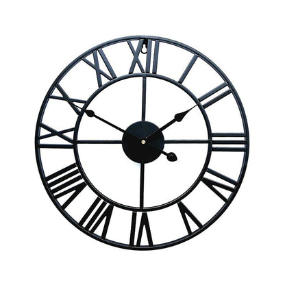 Retro Black Wall Clock