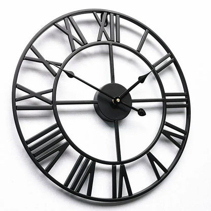 Retro Black Wall Clock