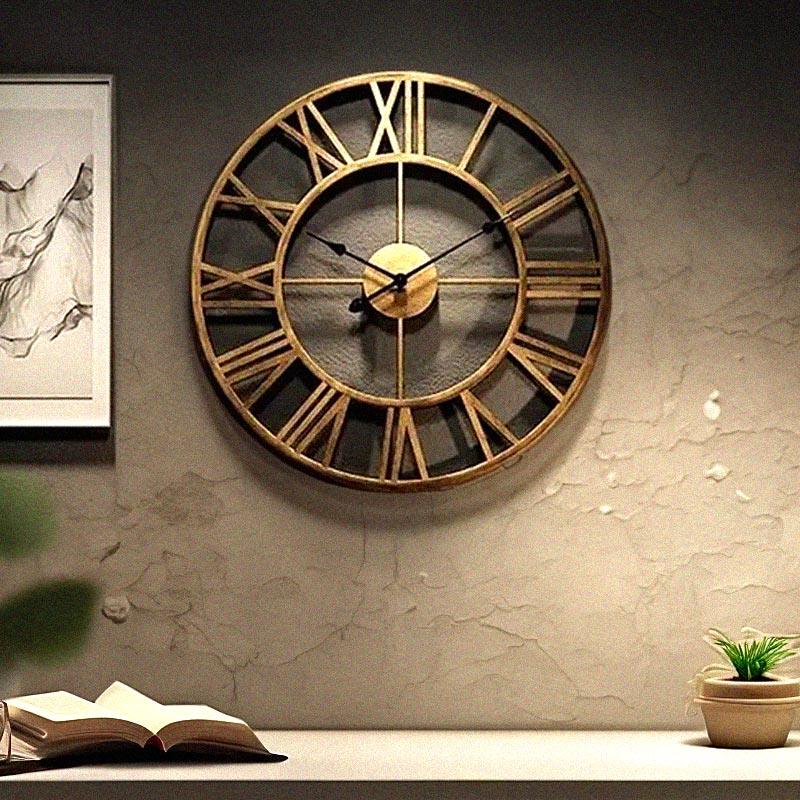 Retro Gold Wall Clock — Wall Clock