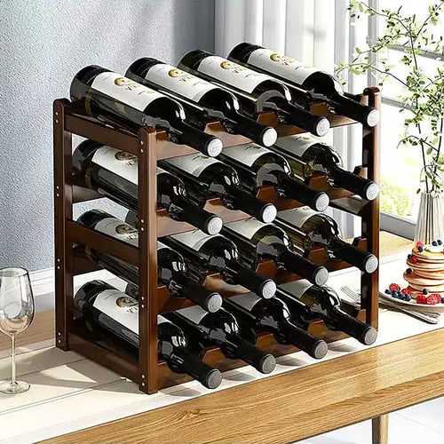 Adega Wooden Wine Rack