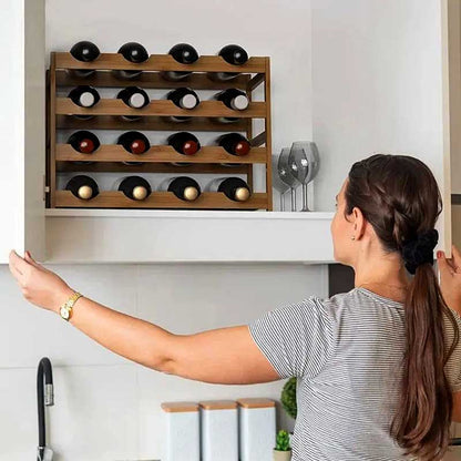 Adega Wooden Wine Rack