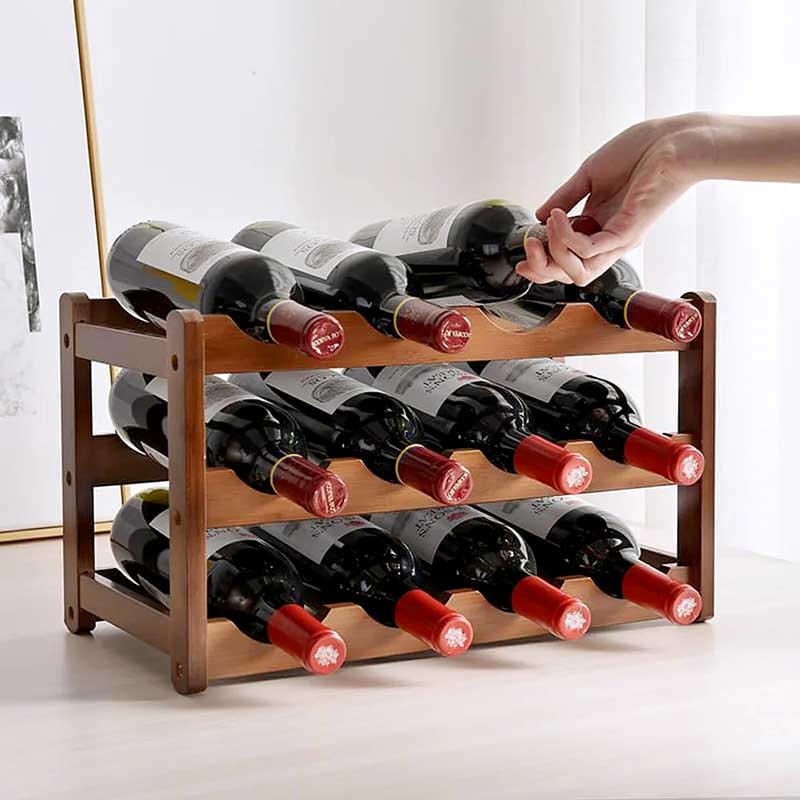 Adega Wooden Wine Rack