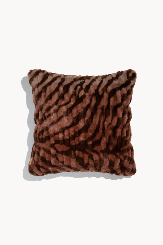 Terracotta Zebra Pillow