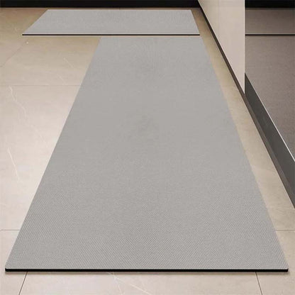 Non-Slip Waterproof Monochrome Kitchen Rug