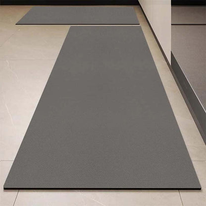 Non-Slip Waterproof Monochrome Kitchen Rug