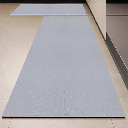 Non-Slip Waterproof Monochrome Kitchen Rug