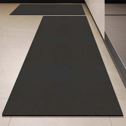 Non-Slip Waterproof Monochrome Kitchen Rug