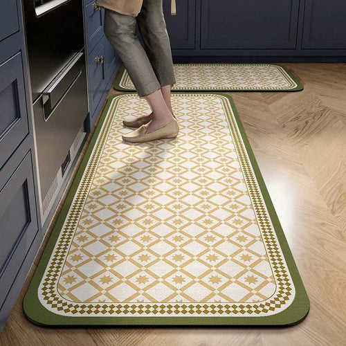 Betty Tile Kitchen Rug Set – 2 Pieces