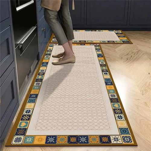 Cozy Tile Kitchen Rug