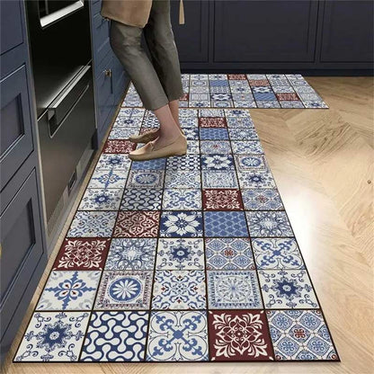 Dakota Tile Kitchen Rug