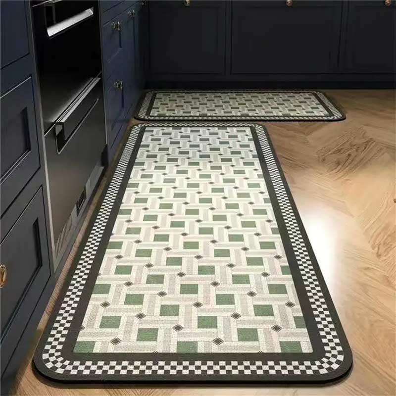 Sixties Tile Kitchen Rug Set – 2 Pieces