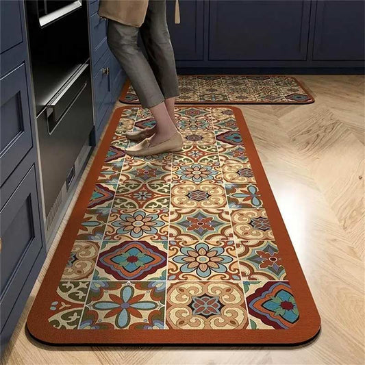 Terral Tile Kitchen Rug