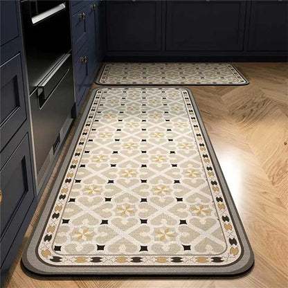 Versailles Tile Kitchen Rug Set – 2 Pieces