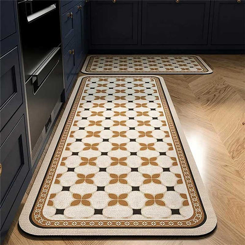 Ravenna Tile Kitchen Rug Set – 2 Pieces