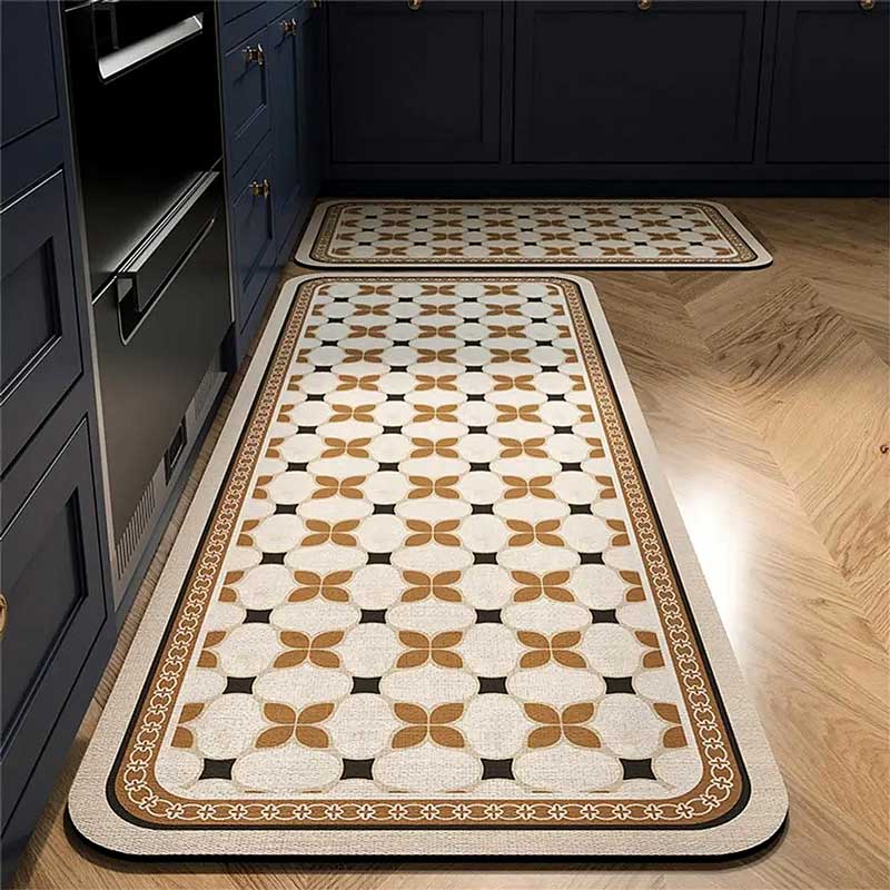 Ravenna Tile Kitchen Rug Set – 2 Pieces — Kitchen Rug