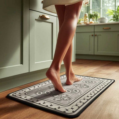 Bruges Tile Kitchen Rug Set – 2 Pieces