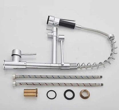 Gourmet Kitchen Faucet – Premium Black Rosé Gold