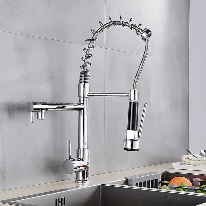 Gourmet Kitchen Faucet – Premium Chrome