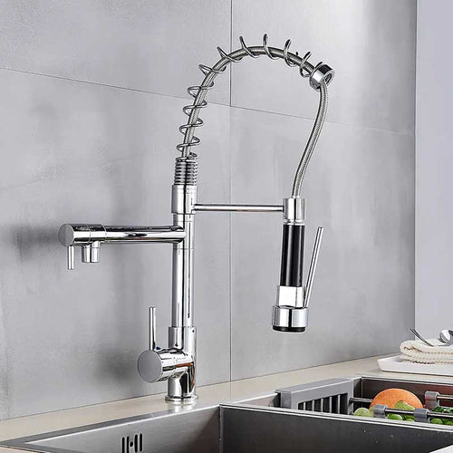 Gourmet Kitchen Faucet – Premium Chrome