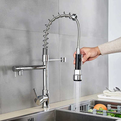 Gourmet Kitchen Faucet – Premium Chrome