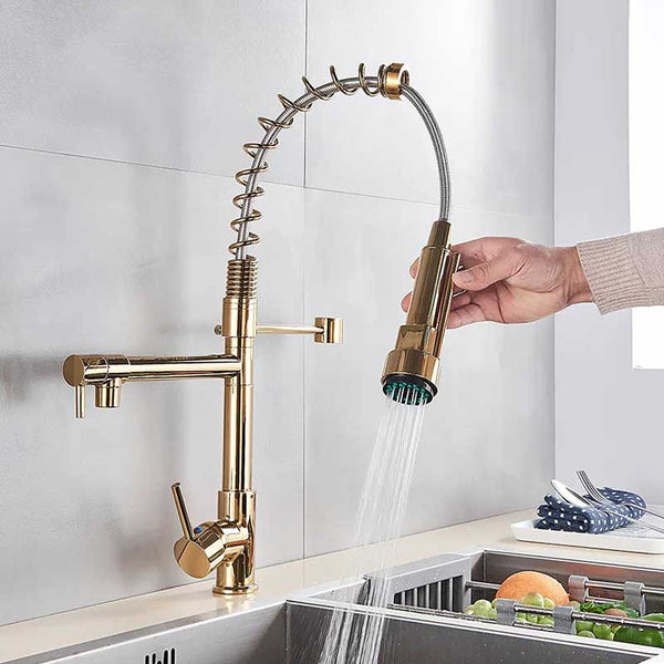 Gourmet Kitchen Faucet – Premium Gold