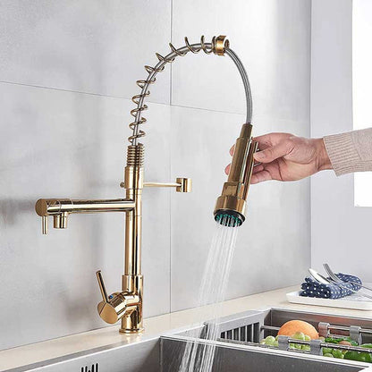 Gourmet Kitchen Faucet – Premium Gold