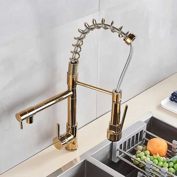 Gourmet Kitchen Faucet – Premium Gold