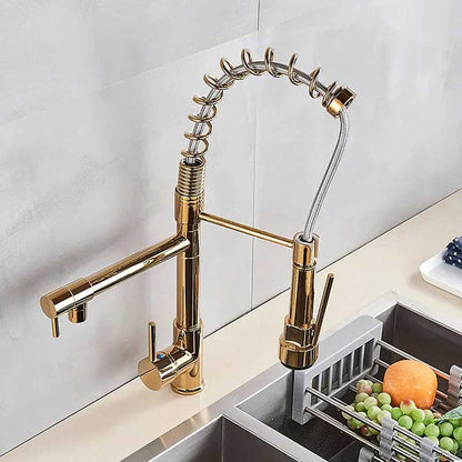 Gourmet Kitchen Faucet – Premium Gold
