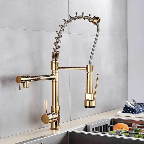 Gourmet Kitchen Faucet – Premium Gold