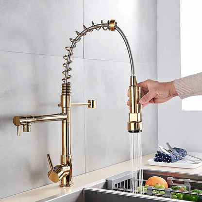 Gourmet Kitchen Faucet – Premium Gold