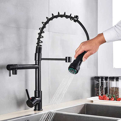 Gourmet Kitchen Faucet – Premium Black Fosca