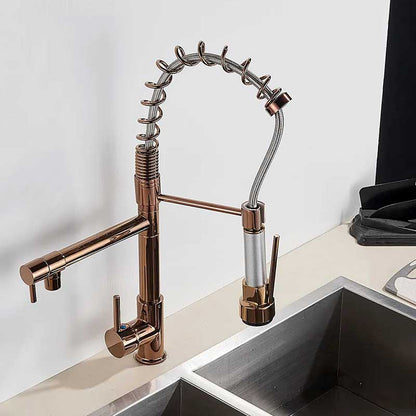 Gourmet Kitchen Faucet – Premium Rosé Gold