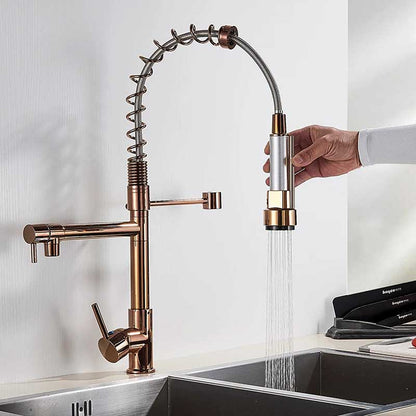 Gourmet Kitchen Faucet – Premium Rosé Gold