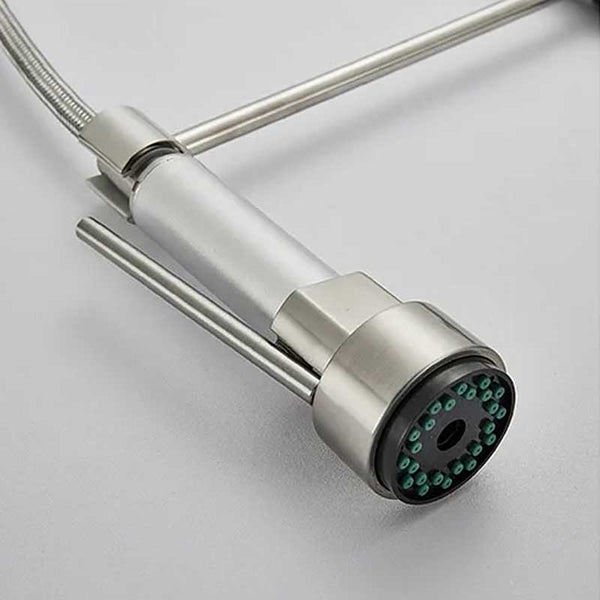 Gourmet Kitchen Faucet – Premium Brushed Nickel