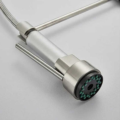Gourmet Kitchen Faucet – Premium Brushed Nickel