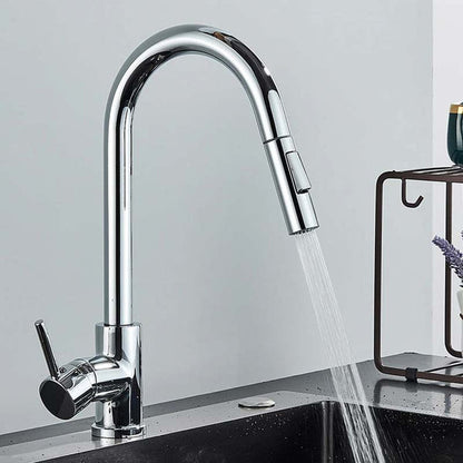 Gourmet Kitchen Faucet – Slim Chrome