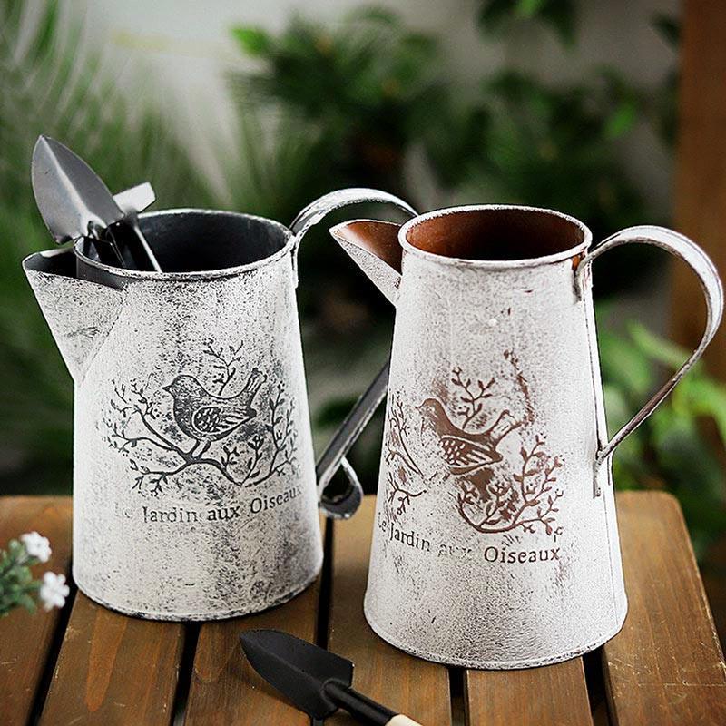 Provence Rustic Milk Jug Decorative Vase — Decorative Vase