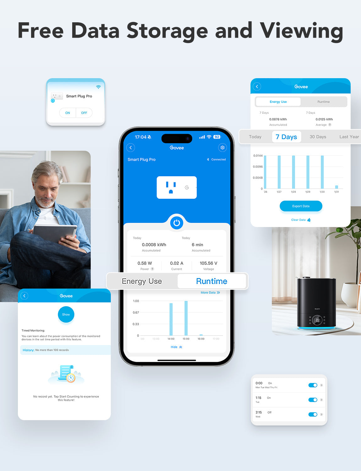 【Business Only】Govee Smart Plug Pro with Energy Monitoring