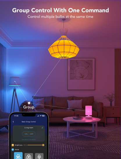 Govee BR30 Smart RGBWW Bulbs E26 1200lm