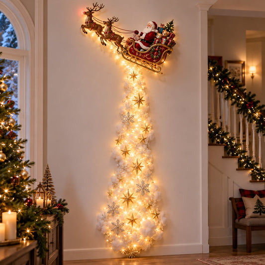 🎄 Christmas Magic Trail Wall Light — A Magical Christmas Scene on Your Wall ✨