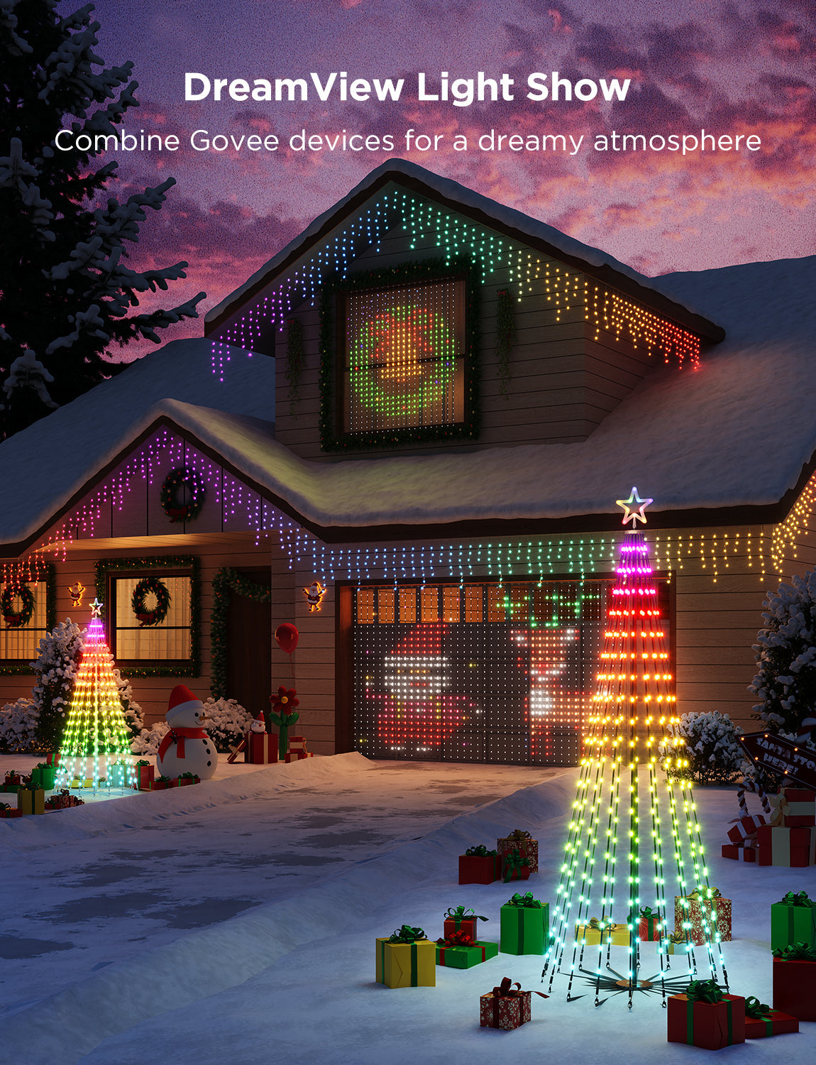 Refurbished Govee Cone Tree Lights