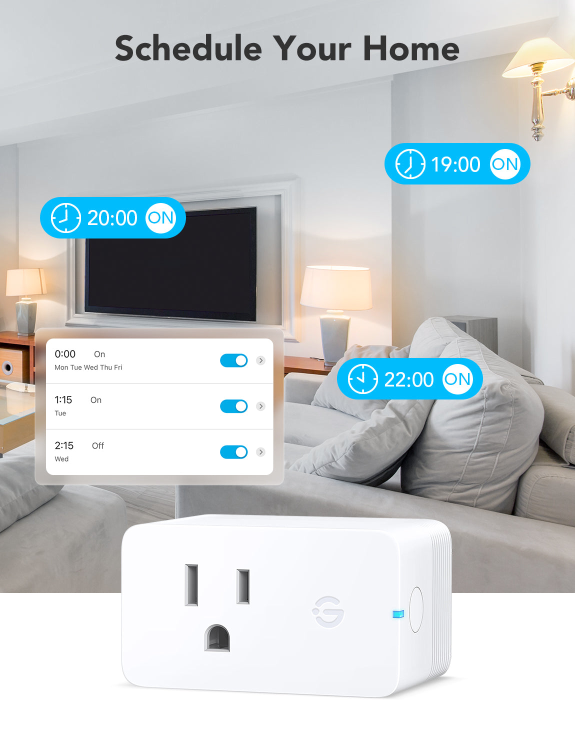 【Business Only】Govee Smart Plug Pro with Energy Monitoring