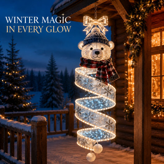 🏡🎄Last day for 50% off🎄Christmas Magic Spiral Hanging LED Light Collection (Copy)