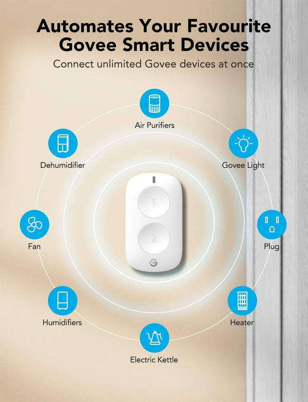 GoveeLife Smart Mini Double Button Switch