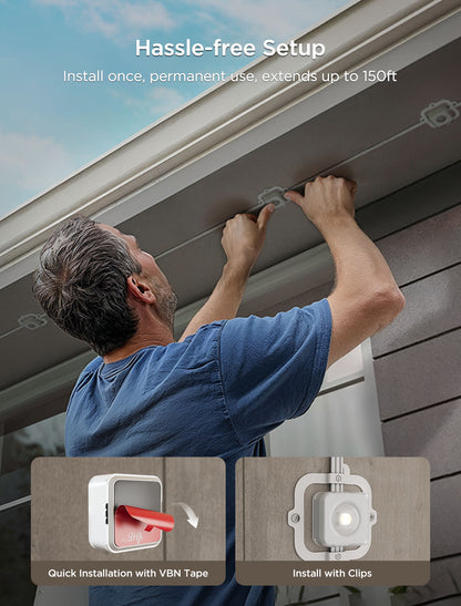 easy to setup Govee permanent christmas lights