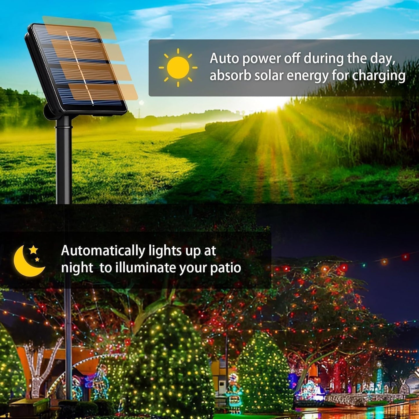 Radiant Solar christmas Lights