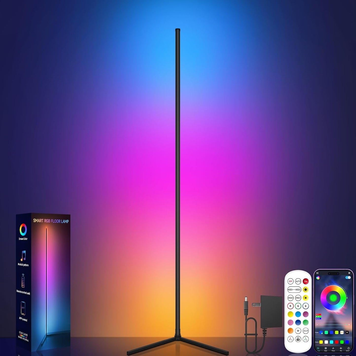 Vibrant Mood Corner Lamp