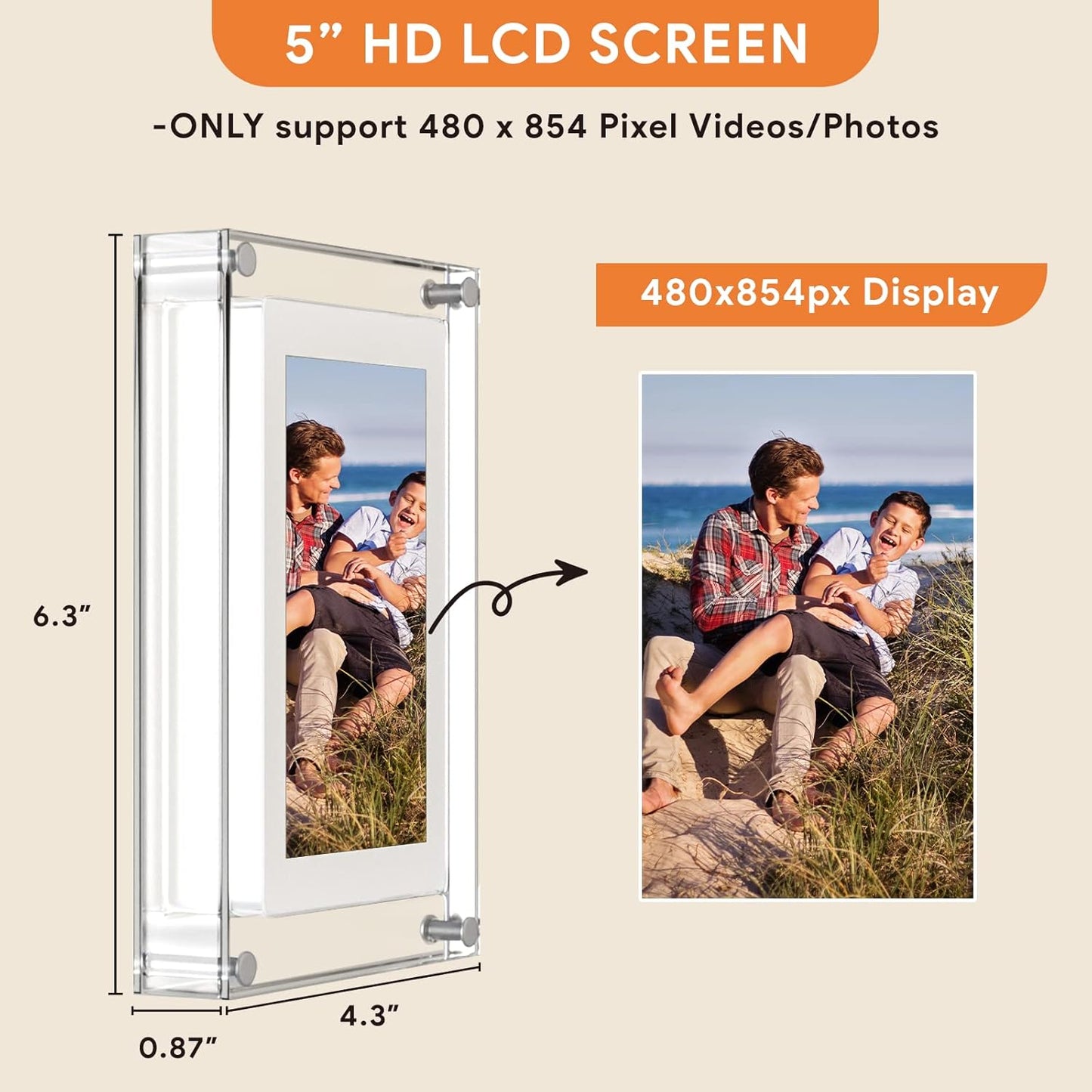Acrylic Motion Memory Video Frame