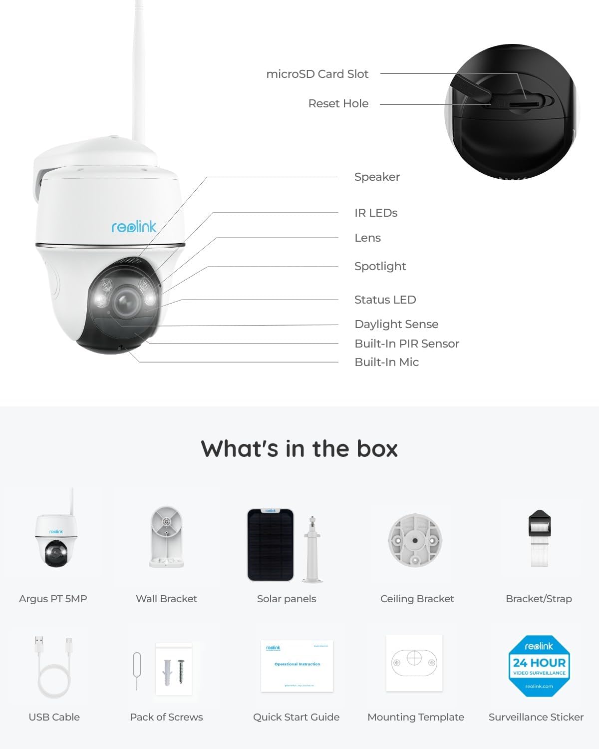 Solar Smart Security Camera