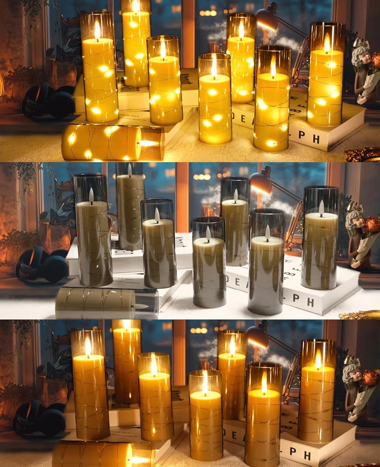 Charming Glow Flameless Candles